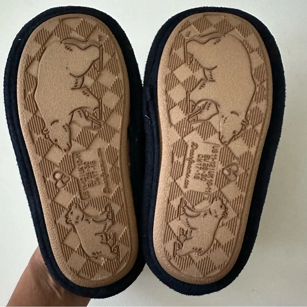 Dearfoams Kids Lil' Bear Clog Slipper Size 11/12 Toddler